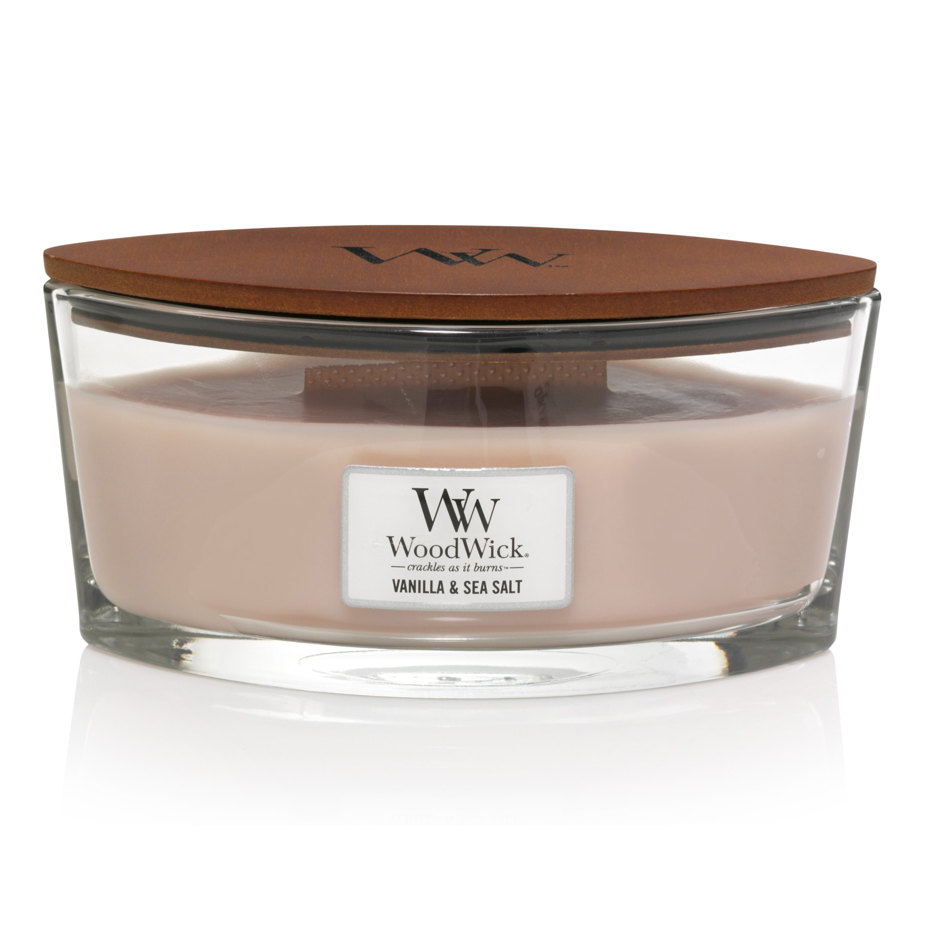 WoodWick Ellipse Candle, Vanilla Sea Salt