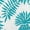 Explorer Blue, variant on E by Design Pineapple Leaves Indoor/Outdoor Throw Pillow