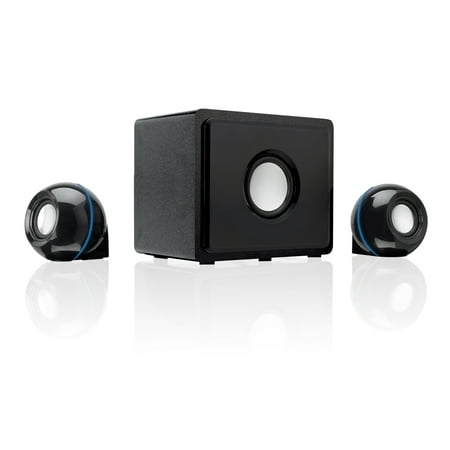 GPX 2.1 Channel Home Theater System with Subwoofer, Black, (Best 2.1 Speakers For Tv)