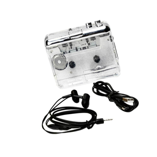 enqiretly USB Cassette Tape to MP3 Converter Convert Walkman for Laptop PC Computers