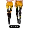 thumbnail image 3 of Leggings estampados para mujer, Leggings de Halloween, disfraz de Halloween, pantalones elásticos divertidos para correr, mallas, pantalones de entrenamiento, 3 of 7