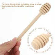 Honey Stirrer Fruits Jam Kitchen Dipper Wooden Coffee Bee Spoon Honeycomb 3 Pcs
