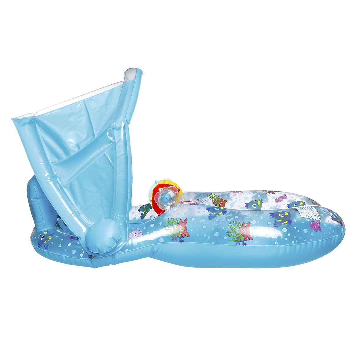 100cm Sunshade Baby Kids Float Seat Boat Inflatable Swim Swimming Aids