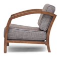 thumbnail image 3 of Velda Accent Fabric Arm Chair in Brown, 3 of 5