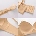 thumbnail image 5 of Erwazi Womens Wireless Full-Coverage Bra Comfortable Wirefree Push Up Bra Daily Underwear, 5 of 6