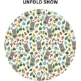 thumbnail image 3 of Easter Tablecloth Round 60 Inch Easter Eggs Table Cloth Gift Cute Bunny Easter Table Clothes Reusable Circle Table Cover for Dining Room Home Decor, 3 of 6