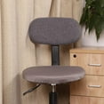 thumbnail image 2 of Funda elástica para asiento de silla giratoria, funda para sillas de cena para restaurante y fiestas Gris, 2 of 8