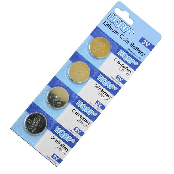 HQRP 4Pack Coin Lithium Battery for One Touch Ultra2 Ultra2 Blood