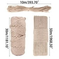 thumbnail image 4 of Natural Sisal Rope All Purpose Cord for Crafts, Sporting, Landscaping Knots, Wedding Decor, 4 of 12