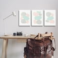 thumbnail image 3 of Stupell Industries Pastel Stones on White Abstract Painting Wrapped Canvas Art Print Wall Art, 16 x 24, Set of 3, 3 of 8