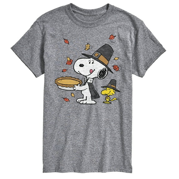 Peanuts - Thanksgiving Scene - Men's Short Sleeve Graphic T-Shirt