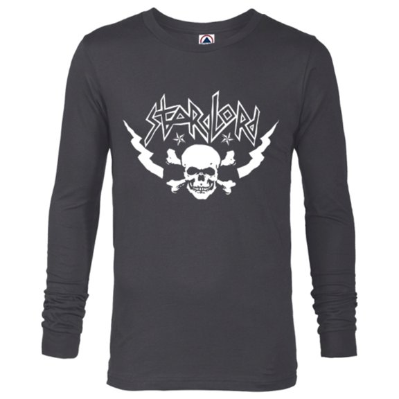 Marvel’s Guardians of the Galaxy Video Game Star-Lord Skull - Long Sleeve T-Shirt for Men – Customized-Charcoal Heather