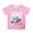1Pink84, variant on XAOFW Girl's T-Shirts 100 Days Of School Graphic Short Sleeve Crewneck T Shirt Playwear Fashionable Tee Shirt Holiday Vacation Soft Breathable Top