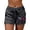 Black, variant on Yoga Shorts Women Casual Fashion Independence Day Print Print Elastic Bermuda Shorts for Women,Black,L