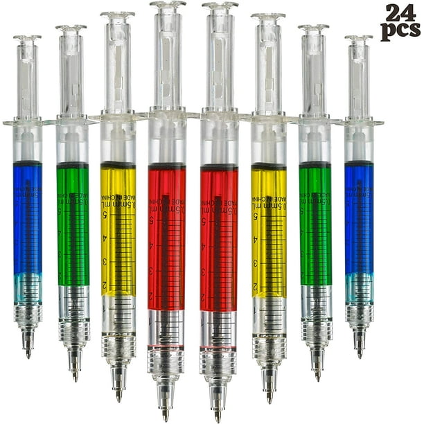 Lot de 50 stylos à bille multicolore rétractables 6 en 1, 0.5mm