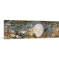thumbnail image 1 of ARTCANVAS Animals in the Flower Garden - Right-Hand Screen Canvas Art Print by Jakuchu Ito - Size: 36" x 12" (0.75" Deep), 1 of 9