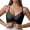 A-Black110, variant on Womens T-Shirt Bras Spaghetti Straps Front Closure Scalloped Everyday Bras Seamless Lightly Lined Daily Bras