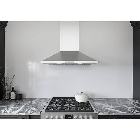 Zephyr - Venezia 30 in. 700 CFM Wall Mount Range Hood with LED Light in Stainless Steel - Stainless steel