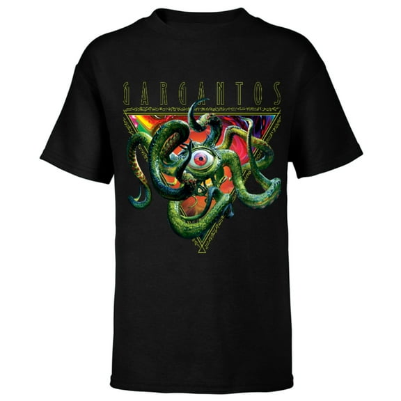 Marvel Doctor Strange Multiverse of Madness Gargantos Runes - Short Sleeve T-Shirt for Kids - Customized-Black