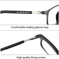 thumbnail image 3 of GJX Folding Magnetic Reading Glasses, Click Connect Neck Wear, Lightweight Front Frame For Men Women, 3.0 Magnification, 3 of 7