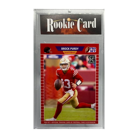 Certified Mint Brock Purdy 2022 Leaf Pro Set #PB-5 - 1 of 10,554 Made NINERS QB! Rookie Card
