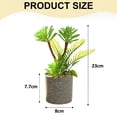 thumbnail image 2 of 2pcs simulation with rod succulent combination bonsai simulation flower creative artificial home decoration - type:style1;, 2 of 5