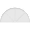 thumbnail image 3 of Ekena Millwork 84"W x 42"H x 2"P Half Round 3 Spoke Architectural Grade PVC Pediment, 3 of 7