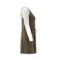 thumbnail image 2 of Ropa Playa Ocean Pacific para Mujer Vestido Eyelet Sin Manga Tirante Cruzado Verde Talla G, 2 of 4