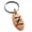 Rose, variant on Stainless Steel Letter Z Initial Old English Monogram Engraved Small Oval Charm Keychain Keyring