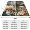 thumbnail image 3 of Custom Blanket with Photo Text Personalized Child Mother Father Christmas Halloween Lover Pet Personalized Gift Birthday Custom Picture Blanket (1Photos, 50"x40"), 3 of 6