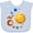 Blue, variant on Inktastic Sun and Planets- Yes, and Pluto Boys or Girls Baby Bib