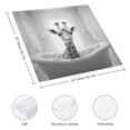 thumbnail image 3 of WERPE Giraffe Polyester Cloth Napkins Home Decor Party Dinner Decoration Washable Napkins 4 PCS, 3 of 7