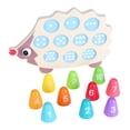 thumbnail image 2 of Juguetes matemáticos, dibujos animados educativos de madera, juguetes numéricos a juego DIY, juguetes DIY para lograr más, 2 of 8