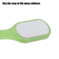 thumbnail image 4 of Unique Bargains Coarse And Fine Dual Sided Foot File Removes Dead Skin Pedicure 1 Pc Green Plastic, 4 of 6