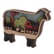 thumbnail image 3 of Recortes de madera artesanales de animales de granja, adornos tallados de múltiples capas para la decoración de la pared del hogar, ovejas, 3 of 14