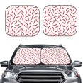 thumbnail image 2 of Windshield Sun Shade, Red Chili Pepper Foldable Car Sun Shade Windshield For Front, 2 Pieces, 2 of 4