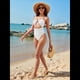 thumbnail image 4 of Traje de Baño de una Pieza para Mujer, con Control de Abdomen, Favorecedor, Atrevido, con Corte Alto, S, 4 of 10