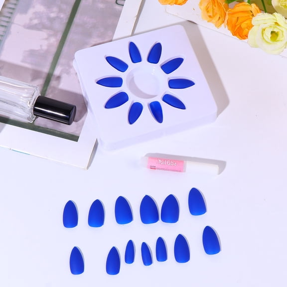 UNOMOR 24pcs Nail Sticker Decal Synthetic Materials Use Nails Decorations for Women at Birthday