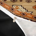 thumbnail image 4 of jejeloiu Warm Tribal Twin Duvet Cover,Geometric Print Twin Bedding For Boys,Brown Orange,Black Reversible,2-Piece,1 Duvet Cover and 1 Pillowcase, 4 of 6
