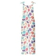 thumbnail image 5 of QATAINLAV Womens Easter Cute Bunny Eggs Print Outfit 2025 Spring Holiday Clothes Casual Cotton Linen Jumpsuits Loose Fit Wide Leg Rompers Overalls Multicolor XXL Clearance Sale, 5 of 6