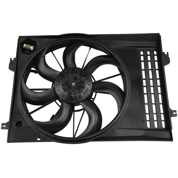 SCITOO Radiator Cooling Fan Compatible with 620-786 621050 674-59973 2005-2009 Tucson 2005-2010 for Kia Sportage