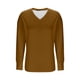 thumbnail image 3 of HongQid Plus-Size Shirts for Women Trendy V Neck Tops Oversized Long Sleeve Tees Dressy Pullover Tunics, 3 of 4