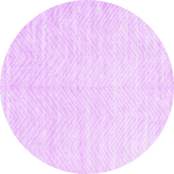 Ahgly Company Indoor Round Solid Purple Modern Area Rugs, 7' Round