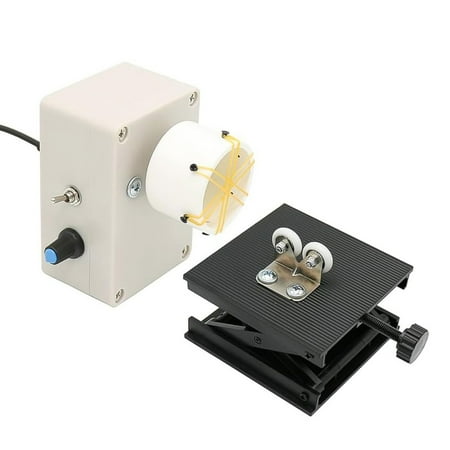 Epoxy Resin Rotating Gluing Machine Adjustable 0-50RPM Fishing Rod Building Wire Wrapping Machine Winding Equipment