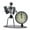D, variant on VerPetridure Wrought Iron Musical instrument Villain Clock Creative Wrought Iron Musical instrument Villain Clock Wrought Iron Retro Personality Clock