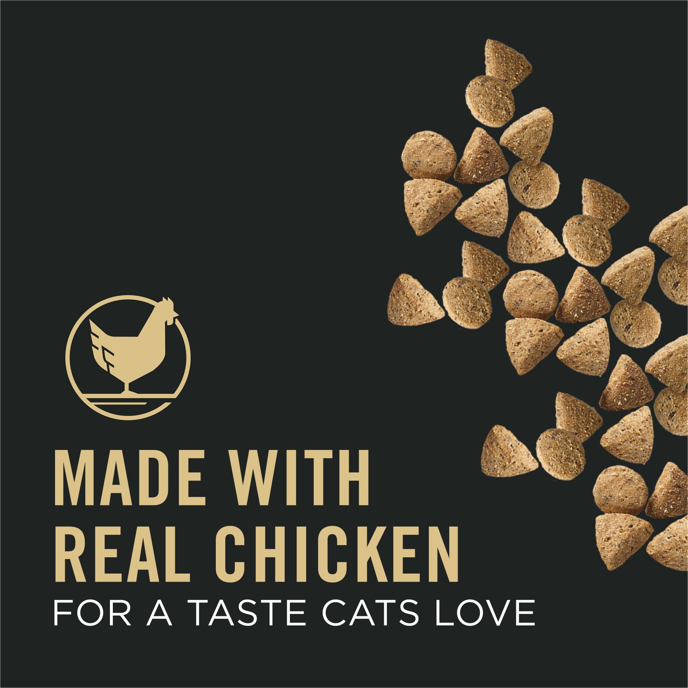 Purina Pro Plan Vital Systems Dry Cat Food, Chicken & Egg, 5 lb Bag