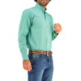 thumbnail image 2 of Camisa Vaquera Wrangler Hombre Manga Larga 84G verde CH, 2 of 6