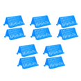 thumbnail image 6 of HOMEMAXS 10 pcs  Microscope Slides Staining Holder For Laboratory Plastic Microscope Slides Rack Worktop Microscope Slides Stand Glass Slide Storage Holder, 6 of 8