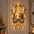 thumbnail image 5 of Jesus Light of Heaven Christmas Wall Hanging, Religious Illuminated Nativity Decor, Christmas Stairway Wall Decoration for Home Entryway, Living Room, Hallway and Seasonal Faith Display (F), 5 of 6