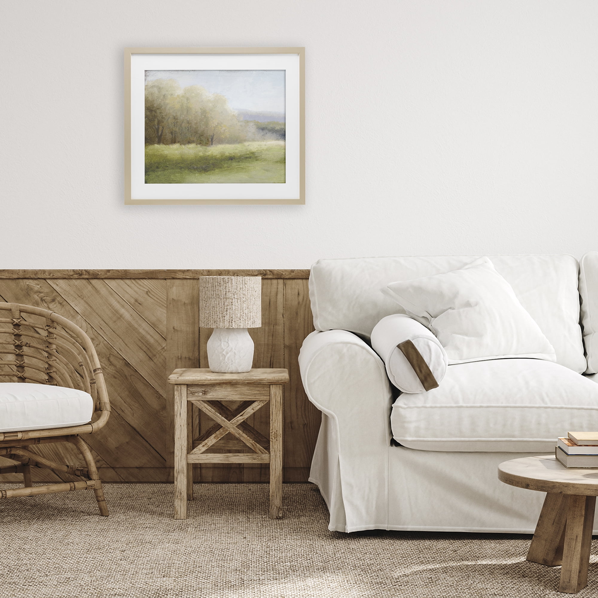 Stupell Industries Within a Familiar Place Landscape Birch Framed Print Under Glass, design by Michael Marcon
